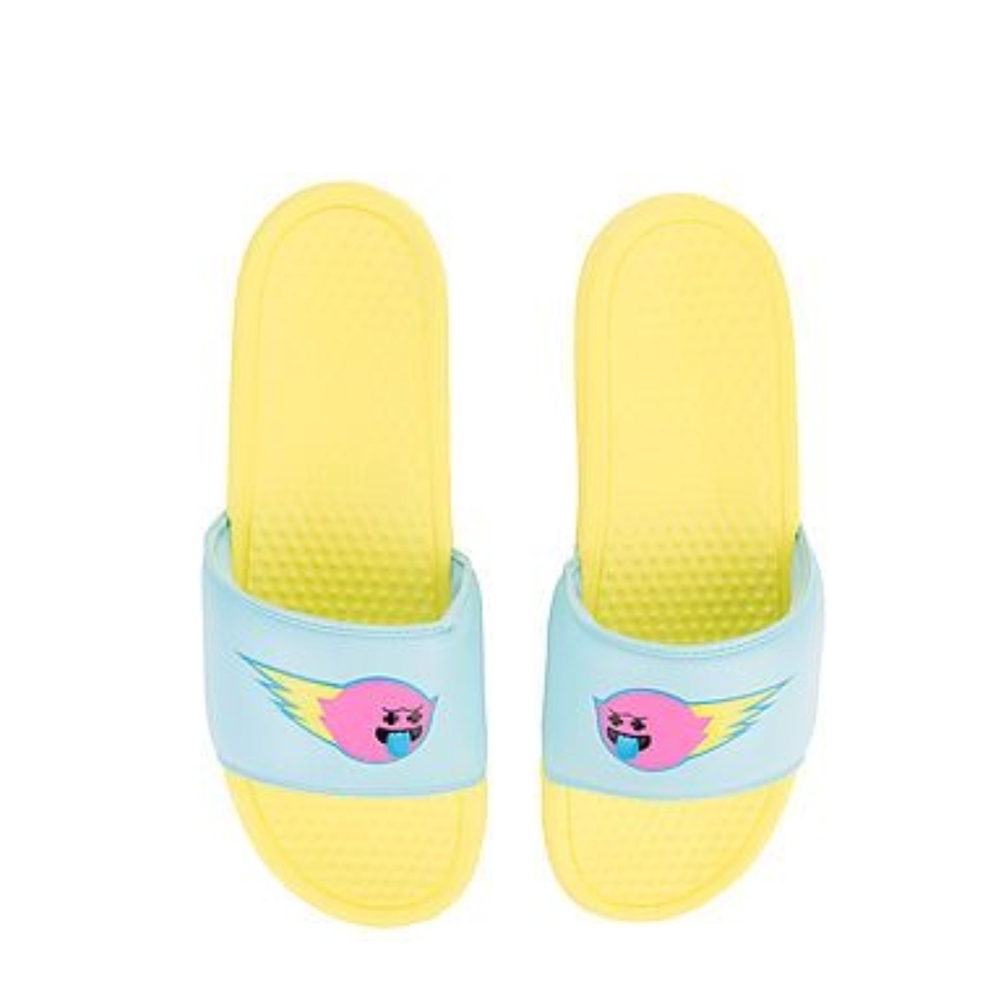 Pink Dolphin Ghost Flare slides  